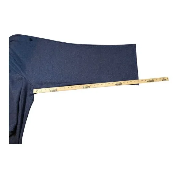 Fabletics Sweatpants Mens 2XL Wide Leg Baggy Fleece Work Out Blue